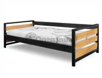 ELBA 100x200 łóżko młodzieżowe mocne drewno z oparciem na każdą wagę
