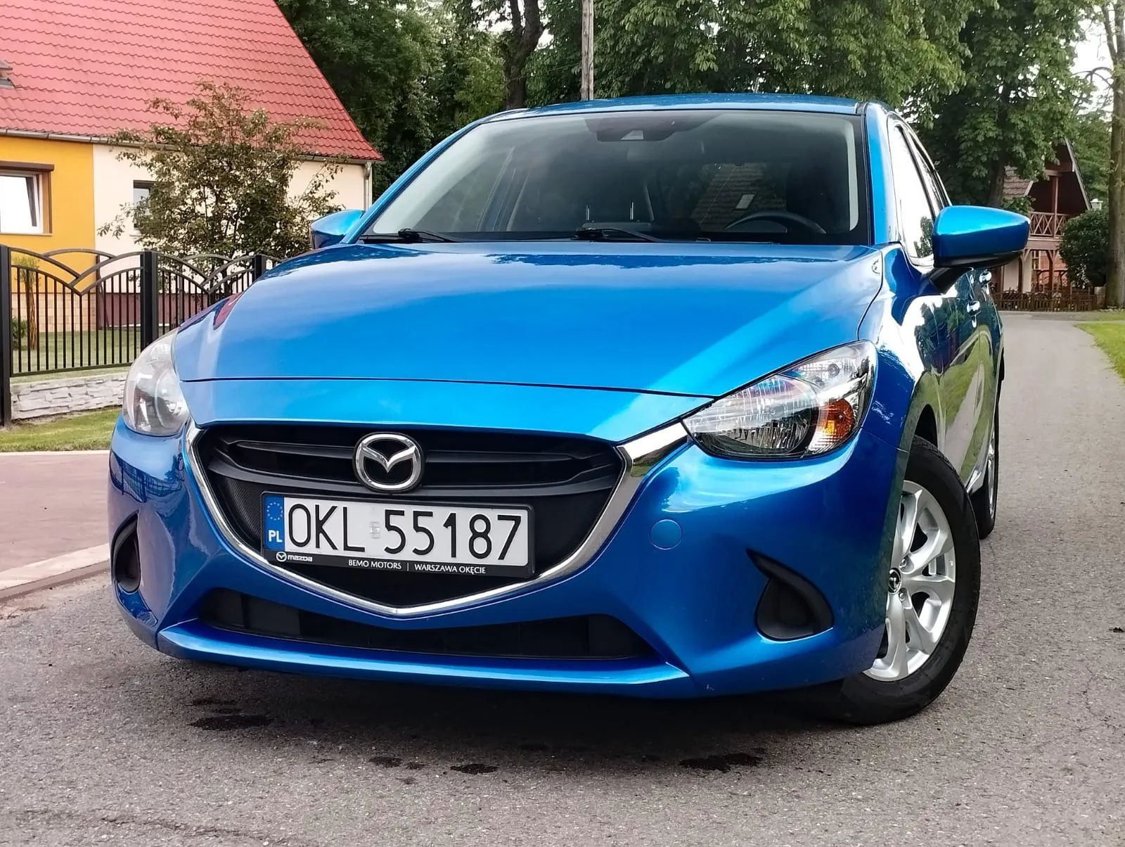 Mazda 2 Salon Polska Automat Martwe Pola Nawigacja Grzane Fotele Felgi Alu