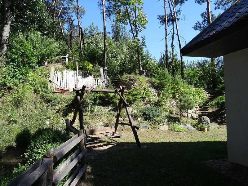 Domek z kominkiem na Mazurach ryby łowisko las