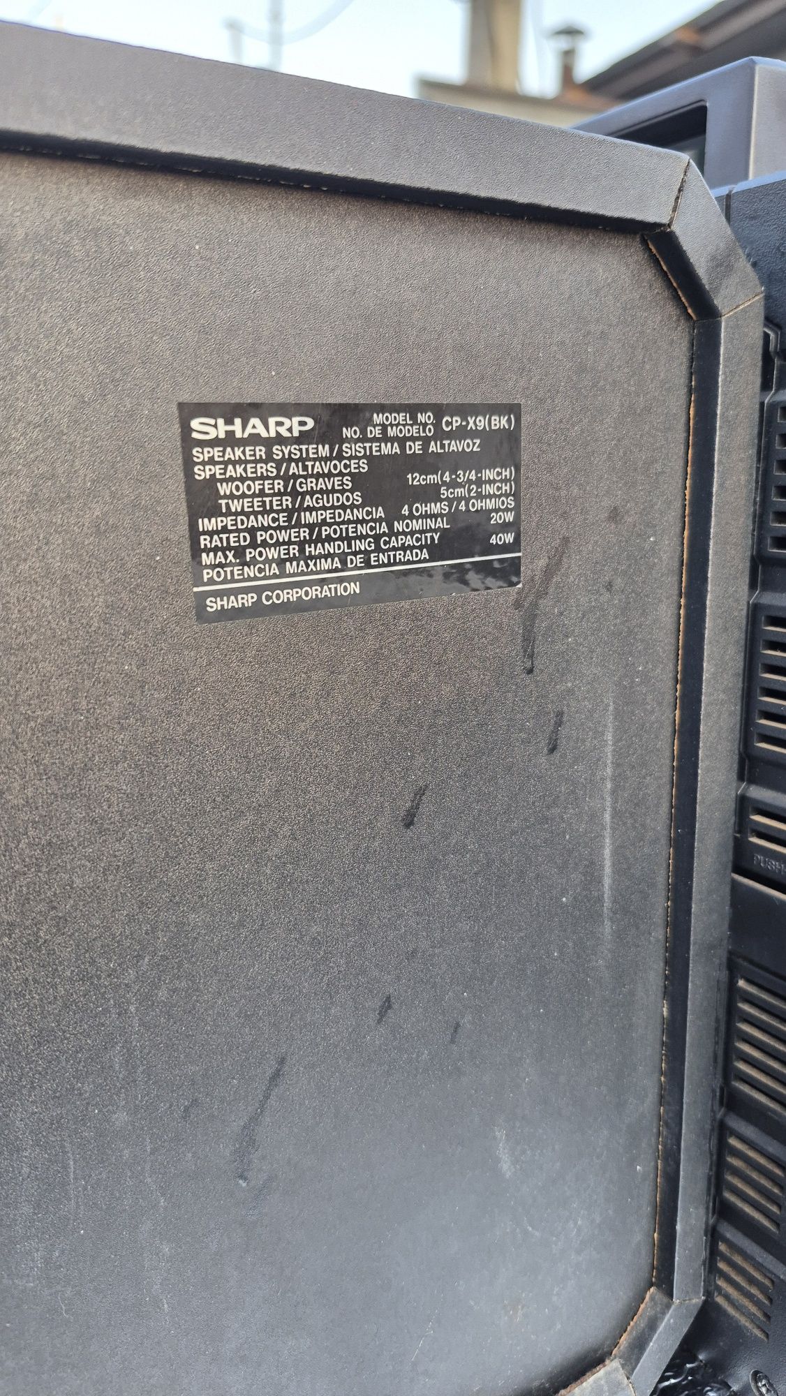 Sharp CP-X9 (BK)