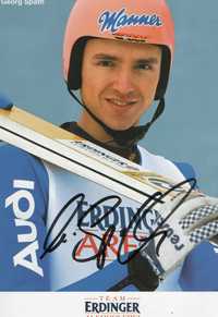 Georg Spaeth - autograf (skoki narciarskie)