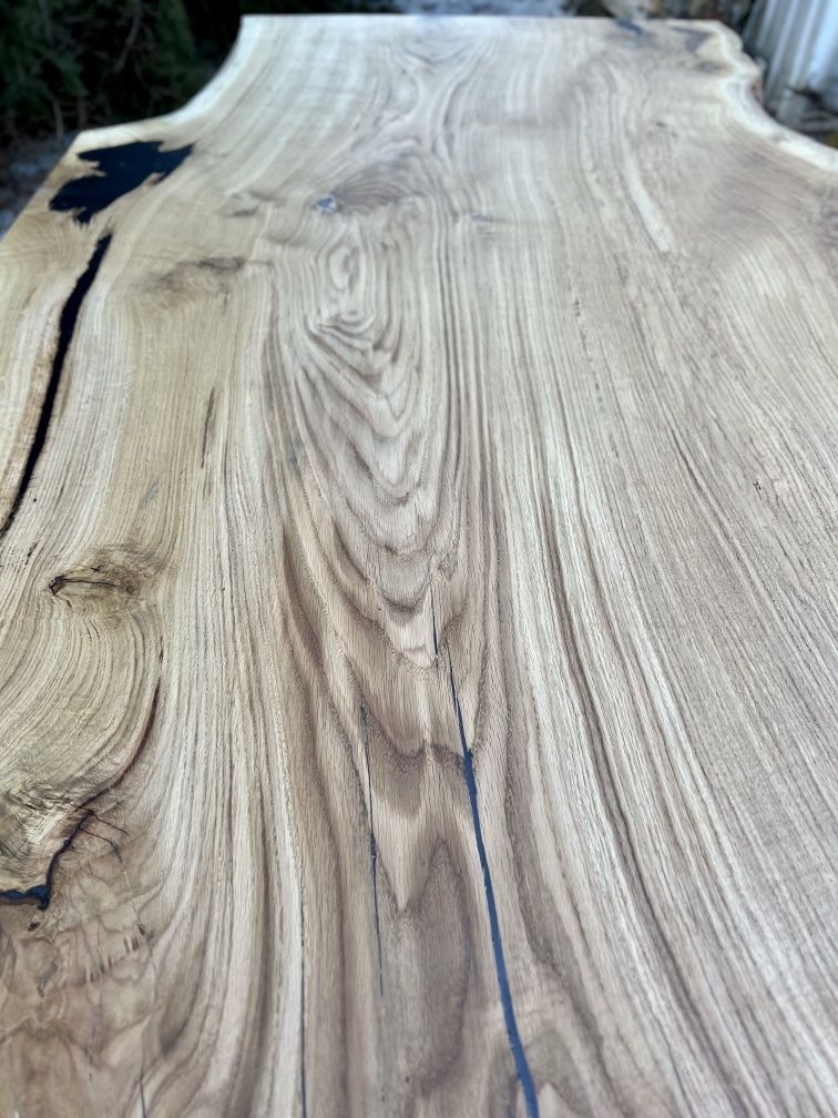 Stół monolit dębowy, lite drewno