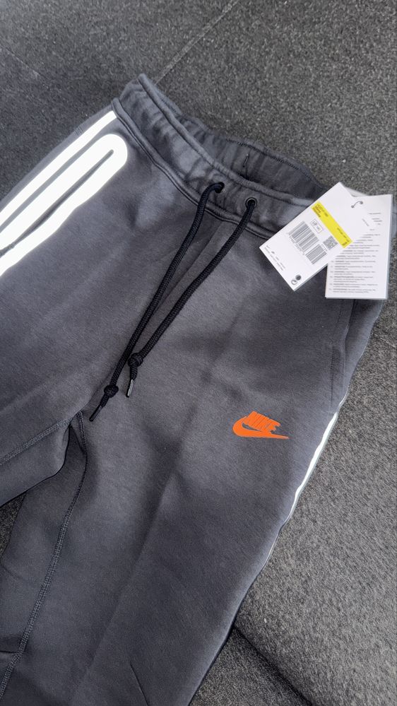 Nike Tech Fleece Joggers Szare | Rozmiar S | Nowe, Oryginalne