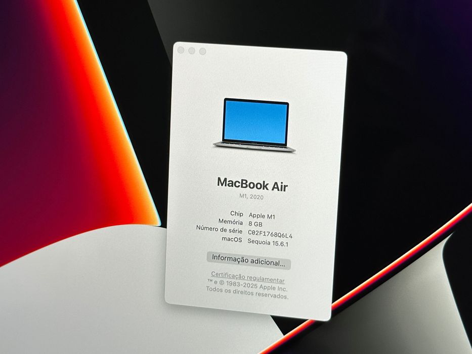 Macbook Air M1 8GB 256GB