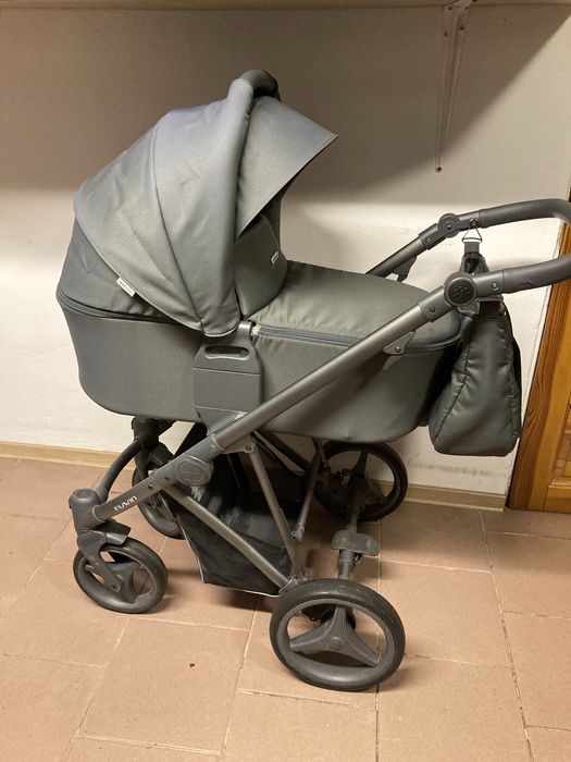 Wózek BEBETTO FLAVIO 2w1 / 3w1 / 4w1 z bazą isofix Śiwy