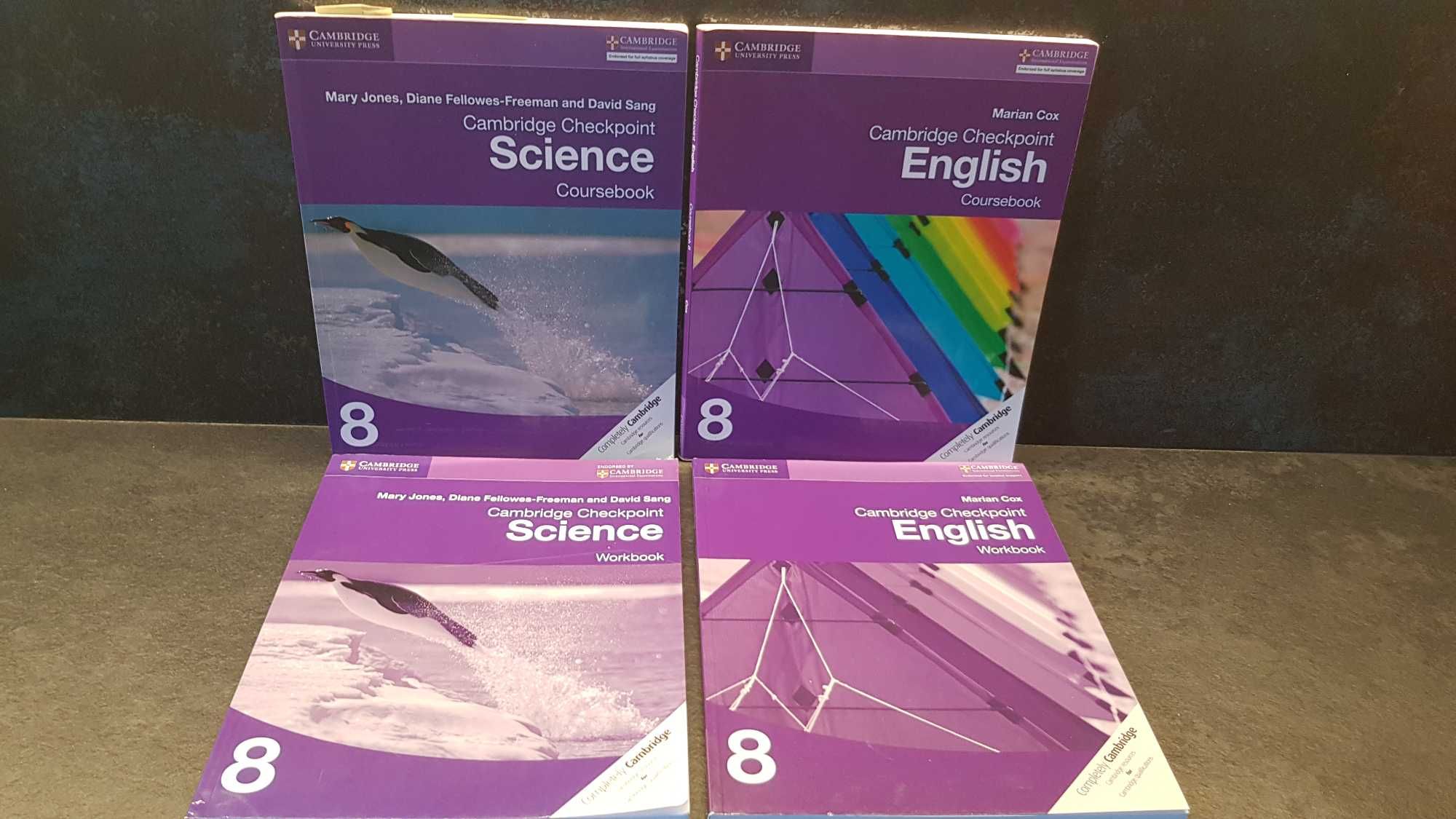 Cambridge Checkpoint 8 english science coursebook workbook