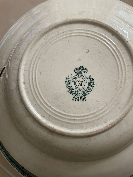 Pratos de sopa antigos cavalinho