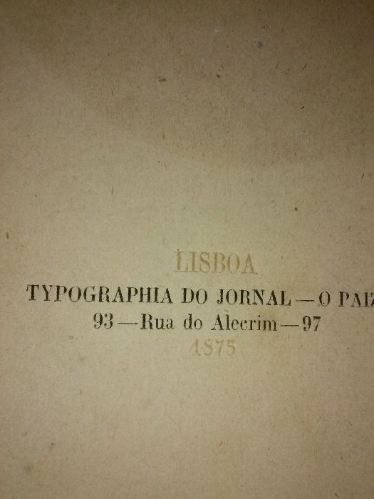 Livro "Os Lazaristas"escrito por António Enes 1875