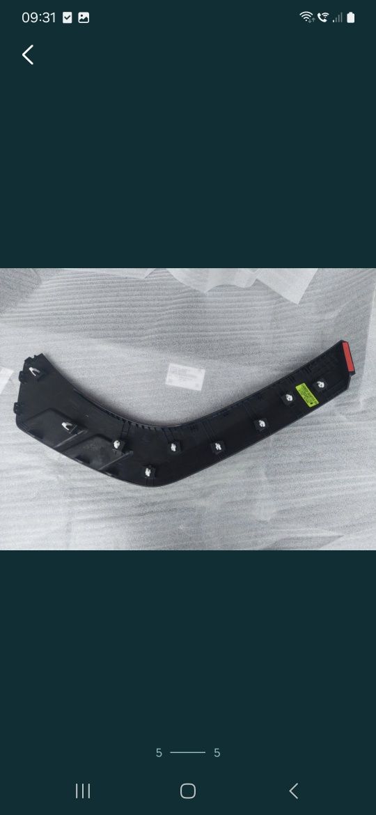 Listwa nadkola do Hyunday Tucson 2020 rok IV generacja