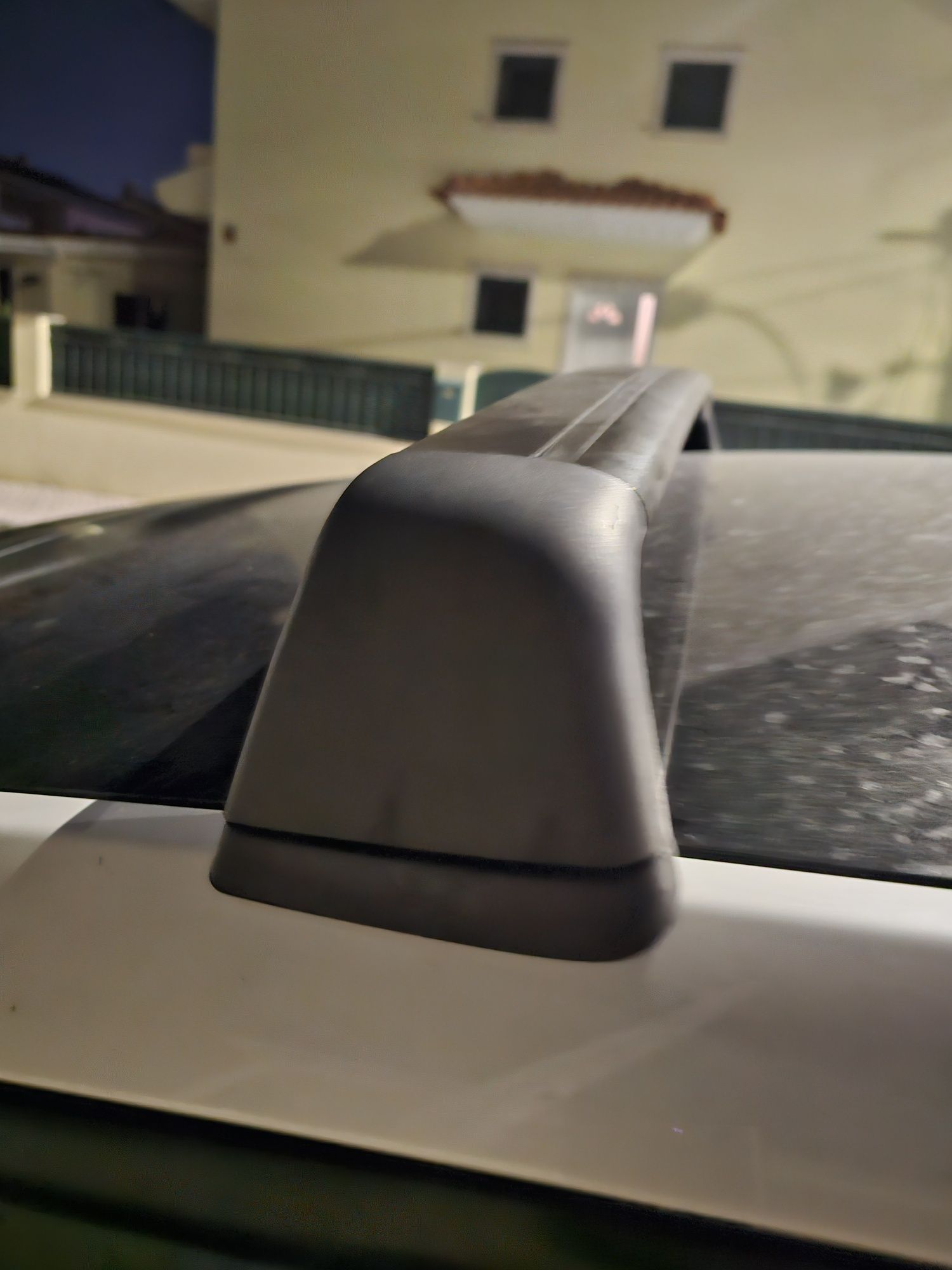 Mala tejadilho Thule 410l e barras para tesla model y ou model 3
