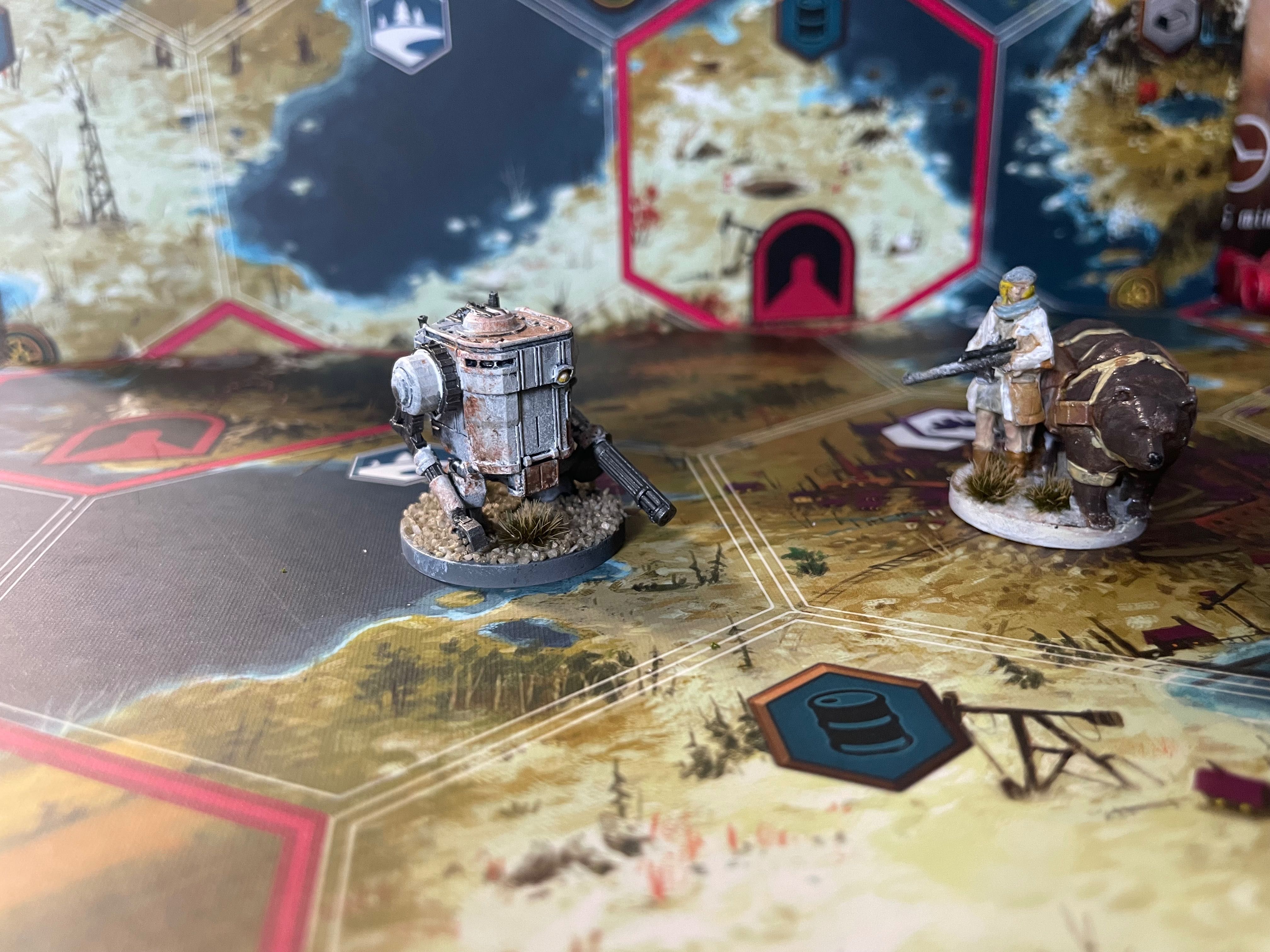 Zestaw alternatywnych Mechów do gry Scythe