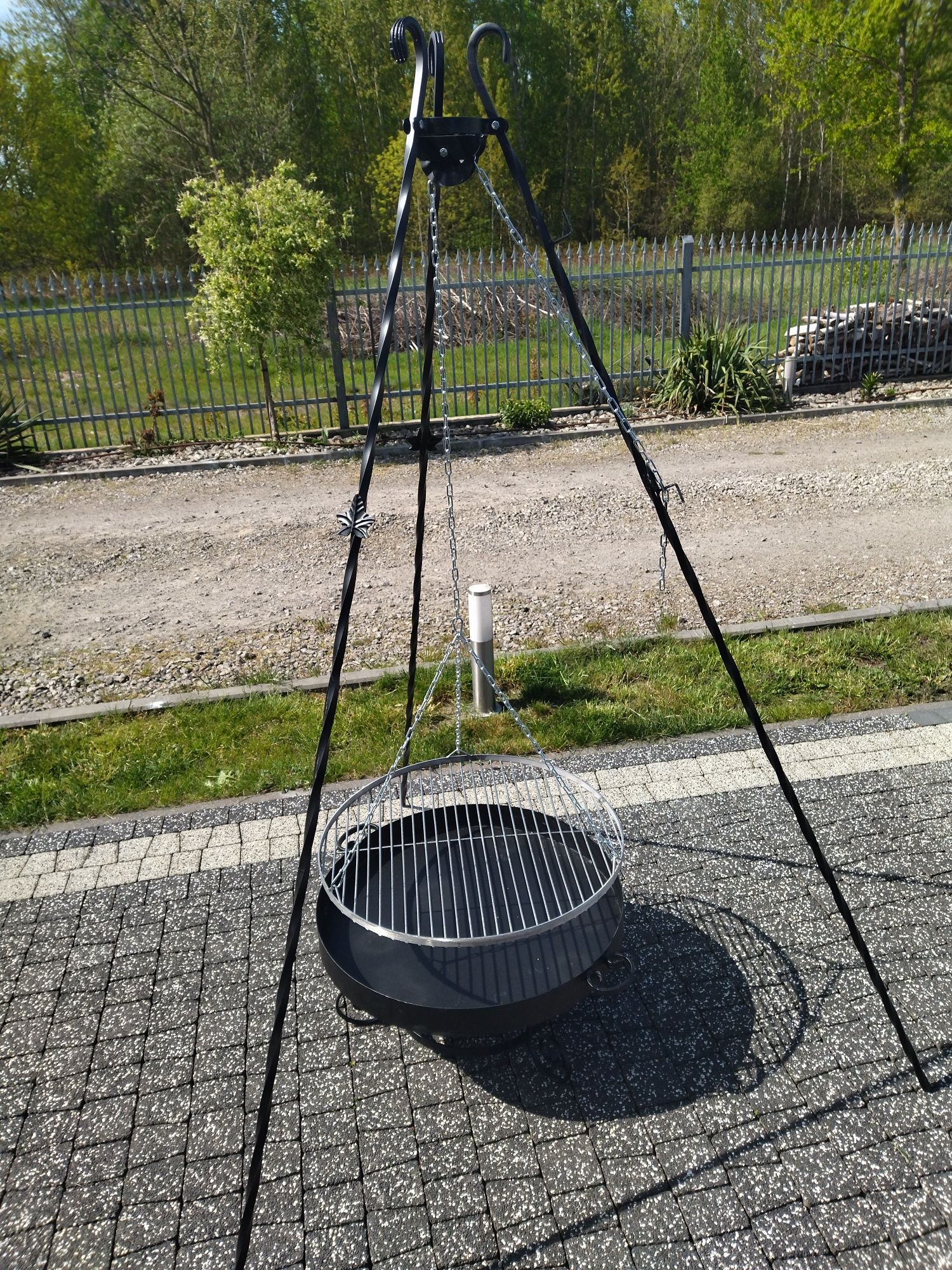 Grill trójnóg ruszto 60 cm