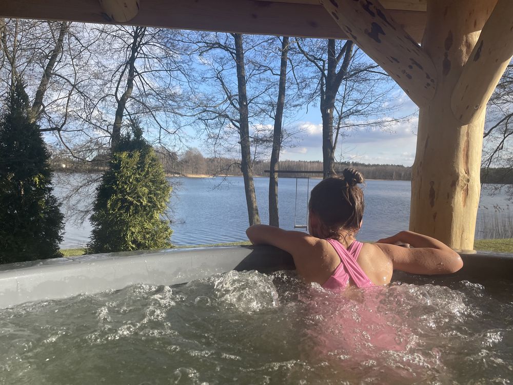 Domek, Mazury, Ferie, Majówka Wielkanoc, linia brzegowa, Sauna, bania