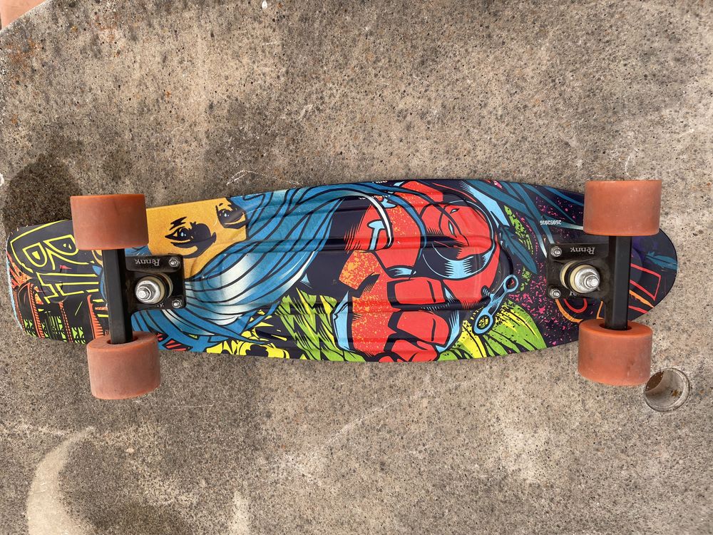Skate penny nickel