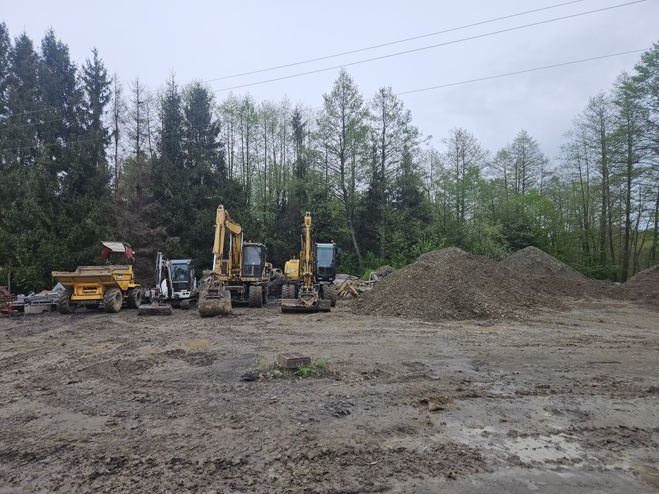 Usługi koparka oraz transport