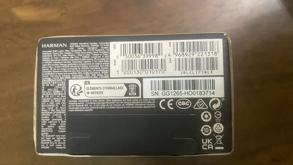 Колонка Jbl clip 5