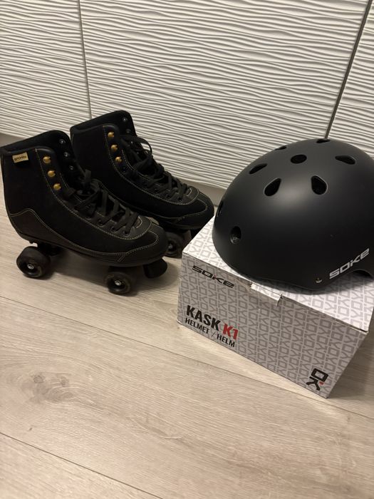 Wrotki SPOKEY RAVINA rozmiar 41 + kask SOKE K1