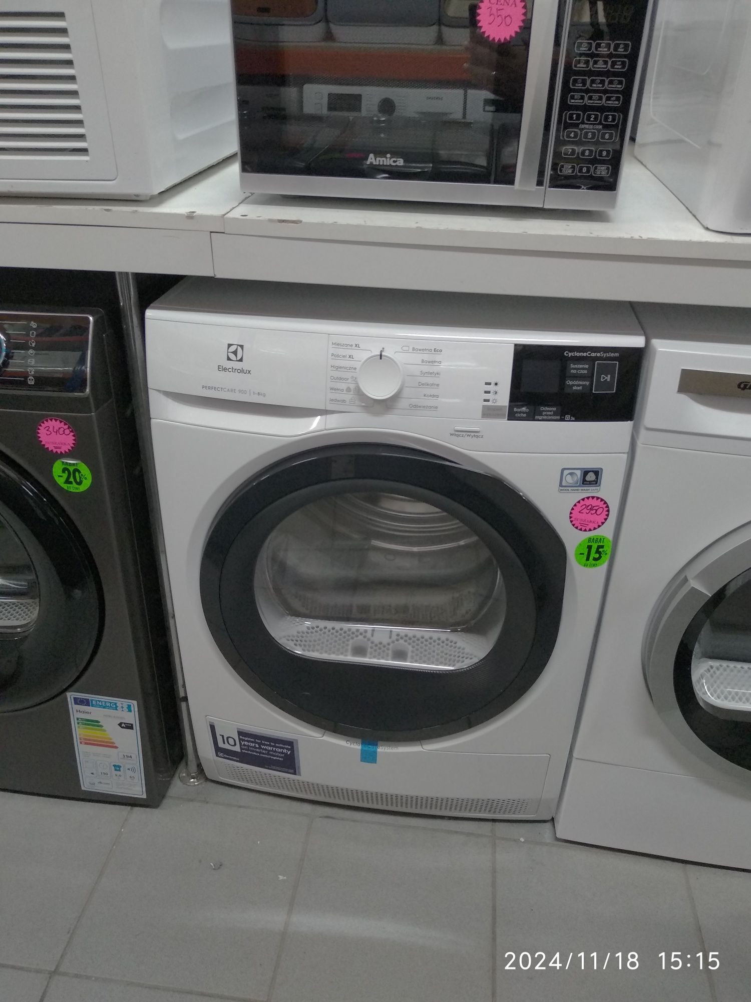 OUTLET Janki ul Wspólna 6 Suszarka Electrolux 900 EW9HEU478R