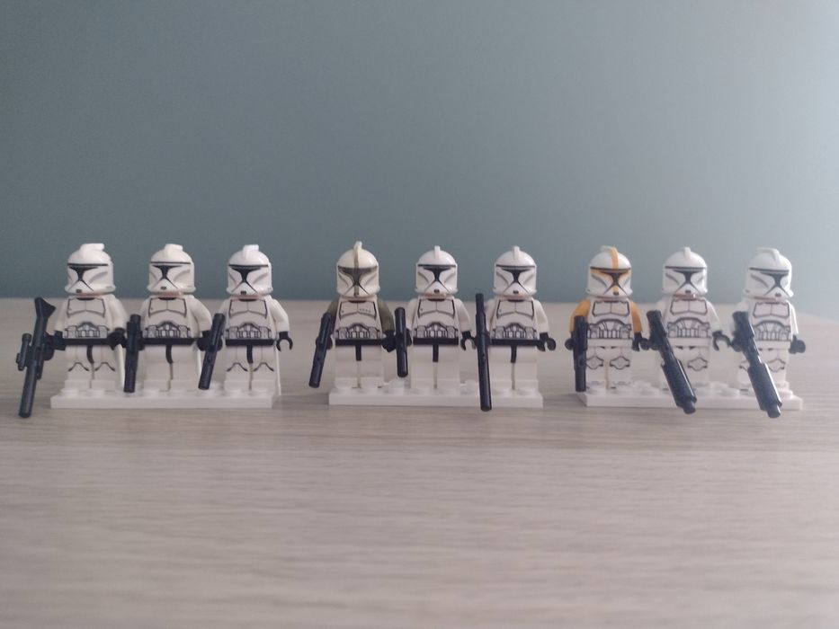 LEGO Star Wars figurki clone troopers/żołnierze klony phase 1