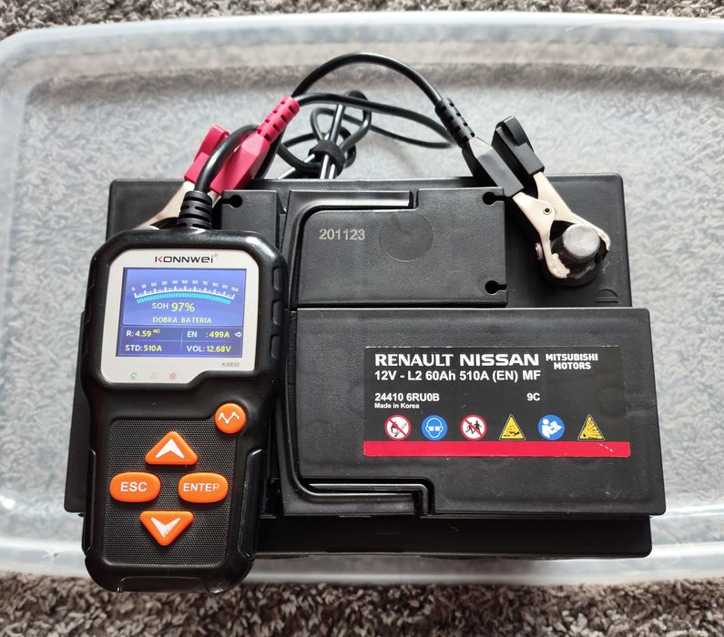 Akumulator 60Ah 510a oryginał RENAULT / NISSAN