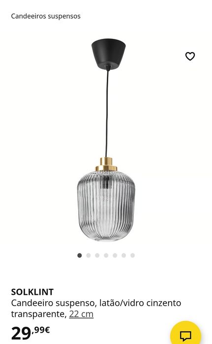 Candeeiro de teto Ikea