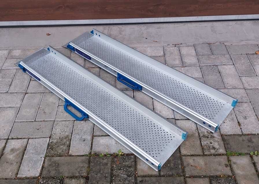 Rampy podjazdy aluminiowe składane 116-202 cm firmy Kvistberga