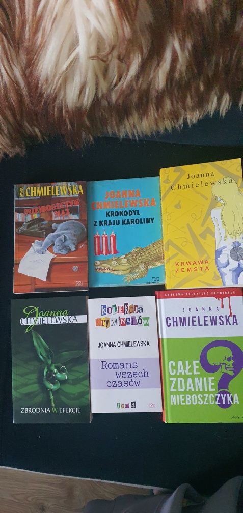 Komplet 6 książek Joanny Chmielewskiej