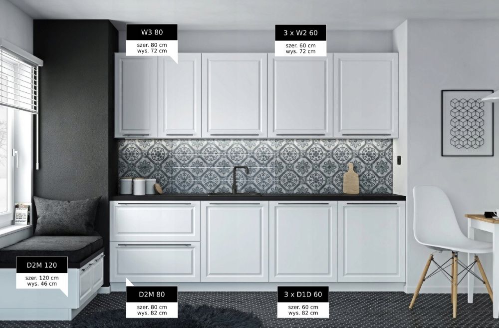 LAKIER Kuchnia ROMA meble szafki kuchenne mat TRANSPORT wycena [MW]