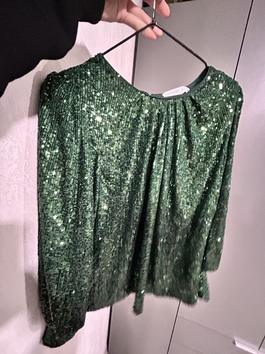 Блуза паєтки блуза святкова блискуча блузка паетки лелітки лусочки
