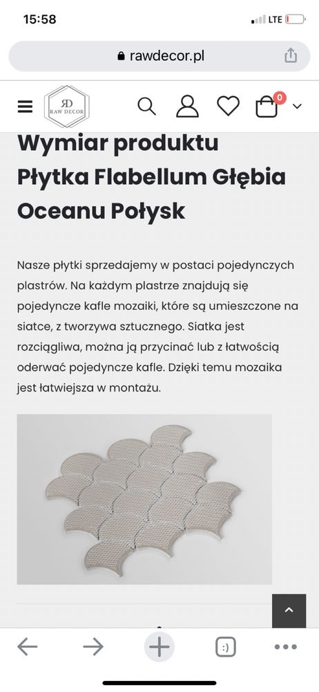 Plytki raw decore