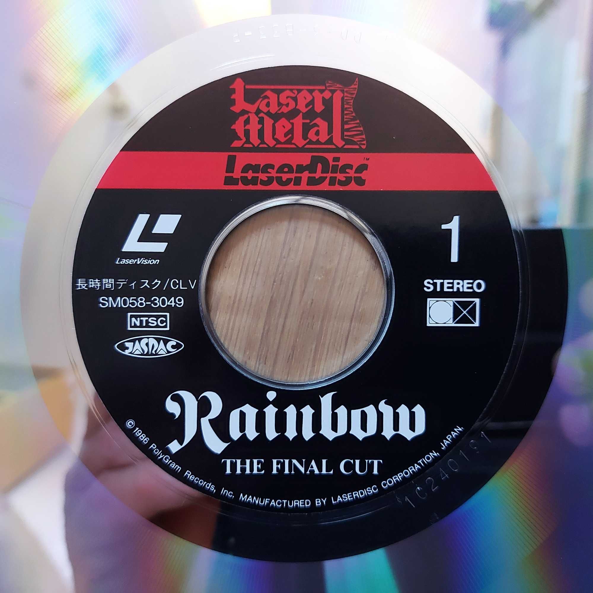 Laserdisc Rainbow The Final Cut Japan 25 May 1989 (NM/NM)