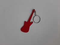 Breloczek do kluczy - gitara czerwona