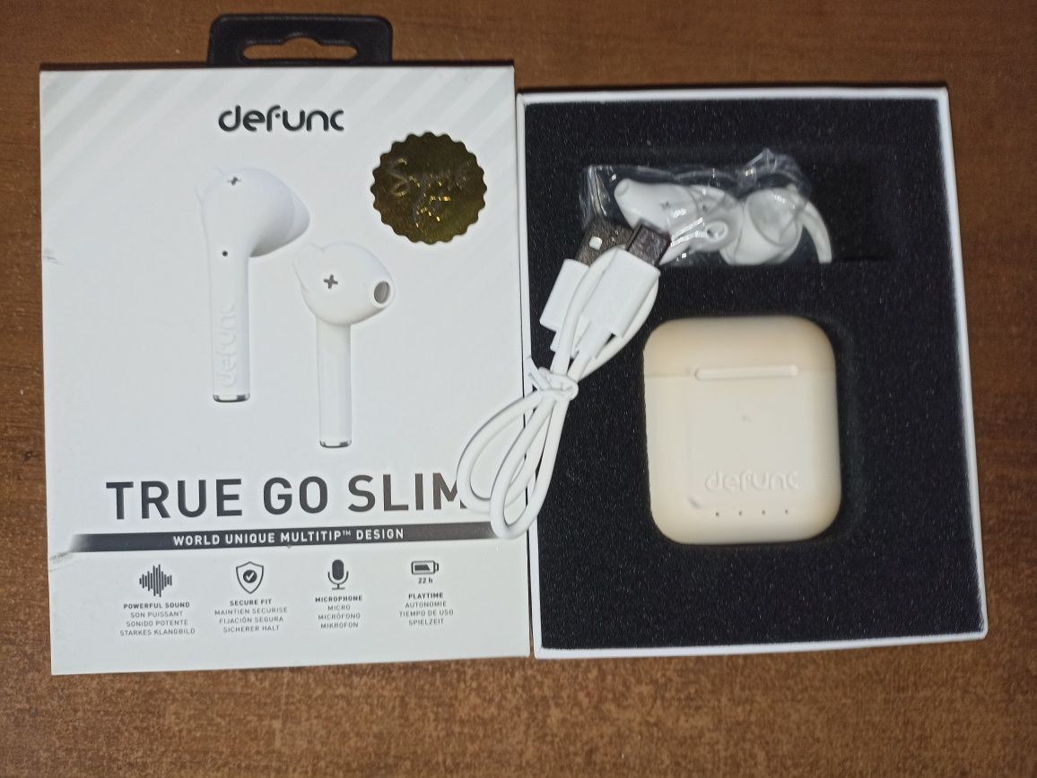 Навушники Defunc True Go Slim TWS White