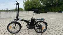 Zadbany elektryk Contestbike składak, 20cali, manetka, lekki, zwinny,