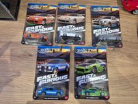 Zestaw Hot Wheels Silver Series Fast & Furious Brian O'Conner 5 szt.