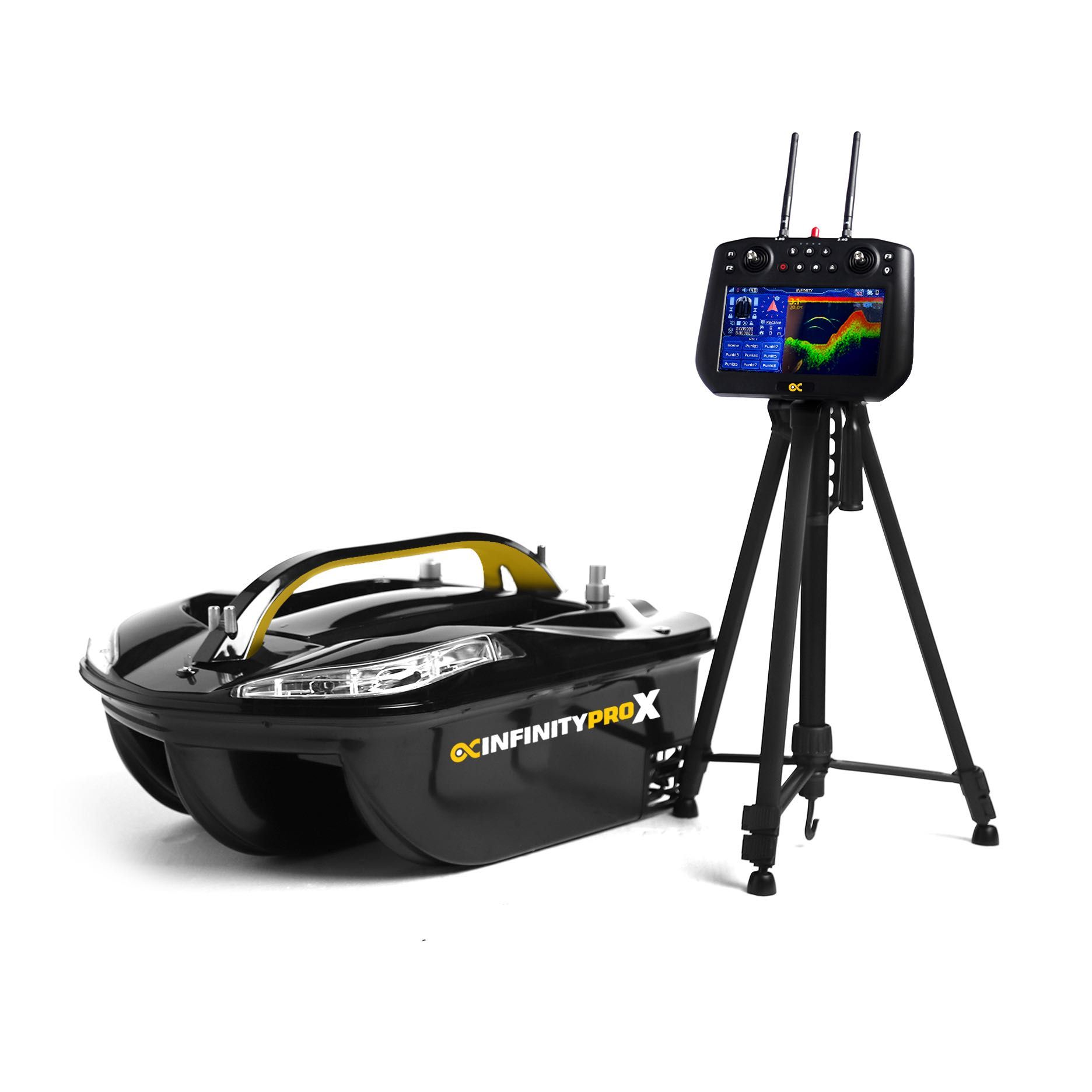 INFINITY BOAT – Statyw do kontrolera łódki zanętowej