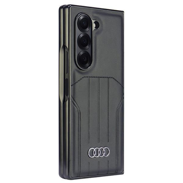 Audi Synthetic Leather MagSafe Z Fold6F956 czarny/black hardcase AU-
