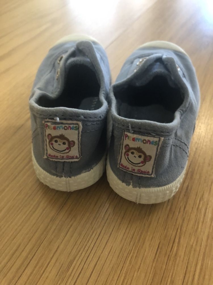 Tenis Pisamonas Azul N 25