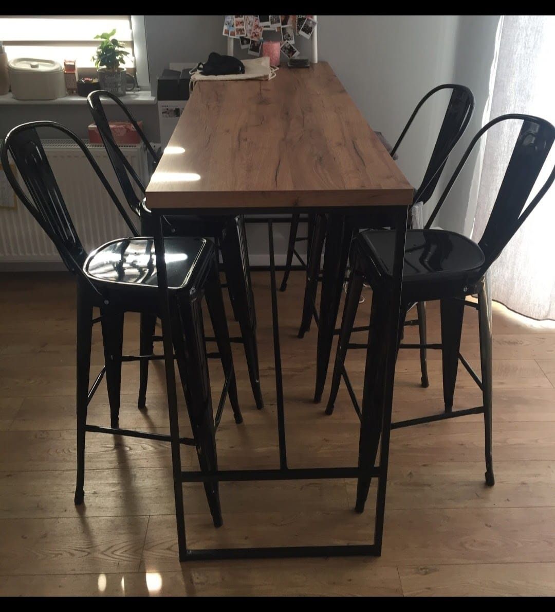 Stół loft + krzesła