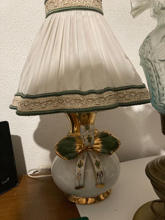Candeeiros de mesa vontage artigos de coleccionador