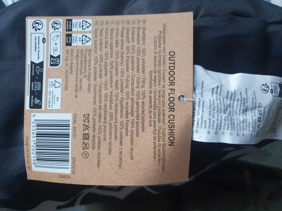 Pufa siedzisko do medytacji również na balkon taras..