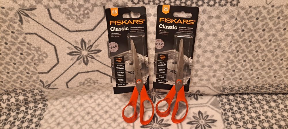 Nowe Nożyczki Universalne Fiskars Classic Leworęczne 21 cm