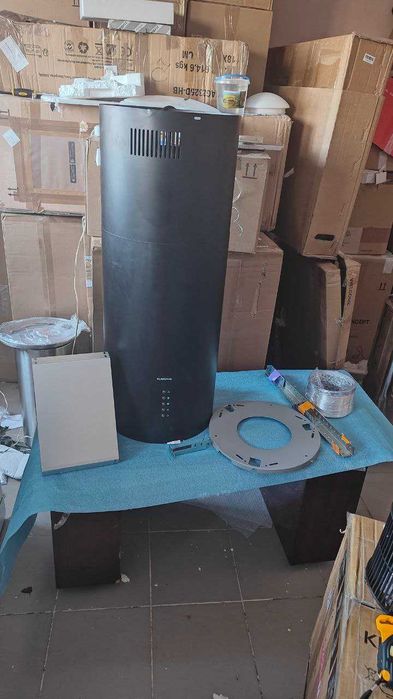 УЦЕНКА!!! Острівна витяжка Klarstein Beretta Ø 35 см 650 м3/год LED