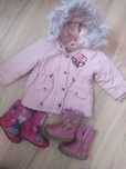 Kurtka Reserved parka r.74/80 plus buty