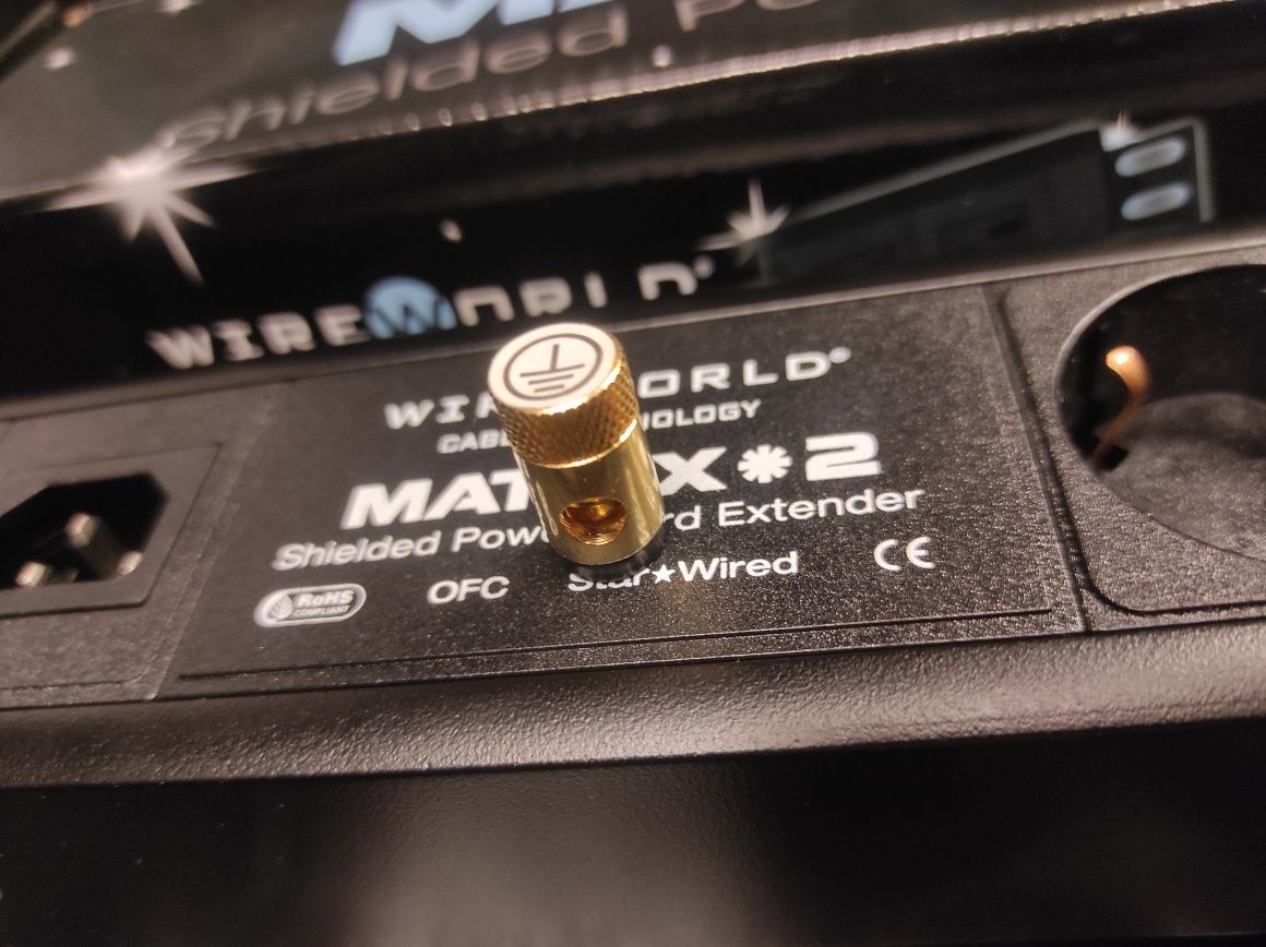 WireWorld Matrix 2 V2 uziemienie gramofonu kabli przewodu Trans Audio