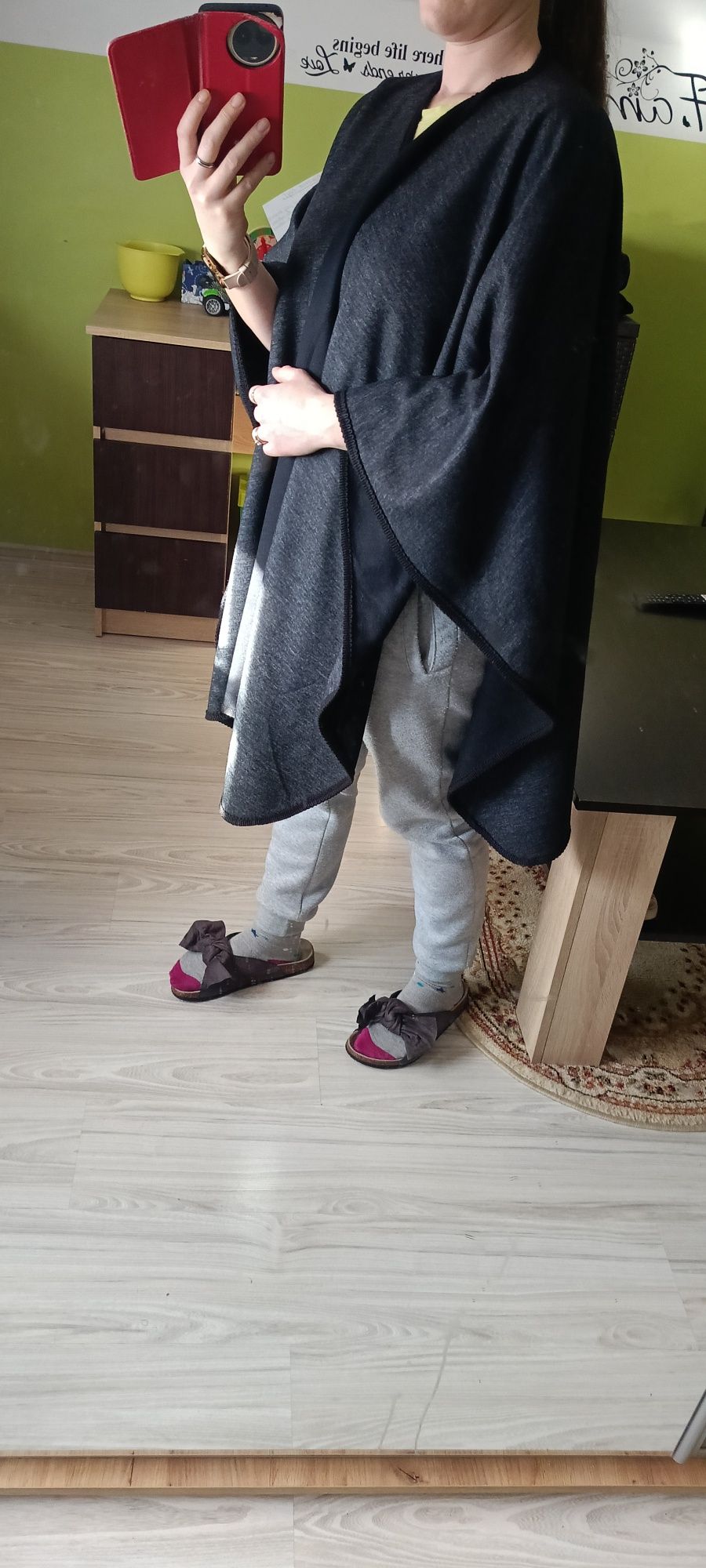 Ponczo damskie z polaru