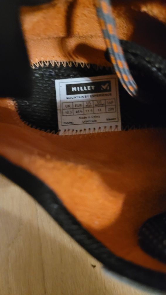 Buty wspinaczkowe Millet rock orange r.45 1/3