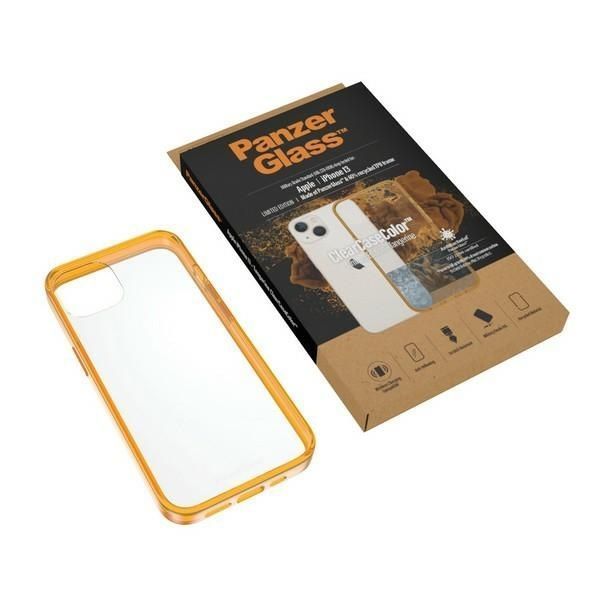 Etui PanzerGlass ClearCase do iPhone 13/14/15 6.1" Tangerine 0333