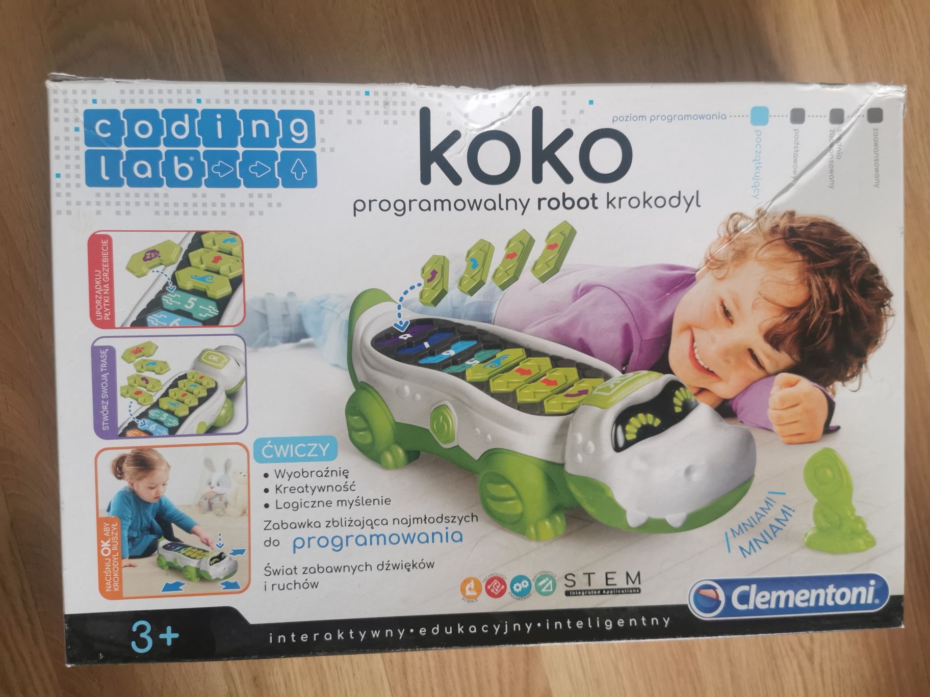 Koko programowych robot krokodyl