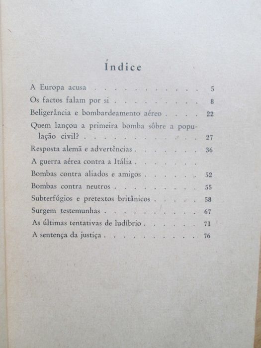 Quem Lançou a Primeira Bomba - a guerra aérea contra a população civil